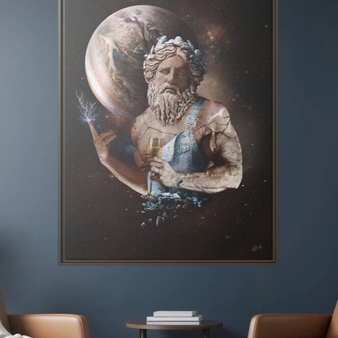 Jupiter's High Life — Gods Are Gucci art print by Studio.Ace